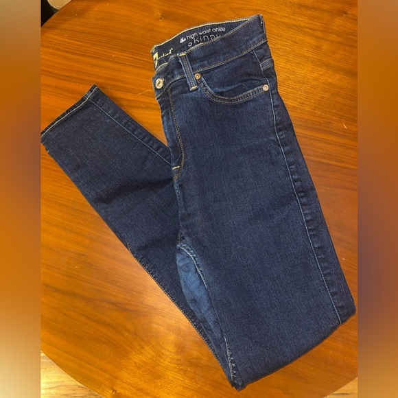 7 for all mankind high waist denim - Picture 9 of 10